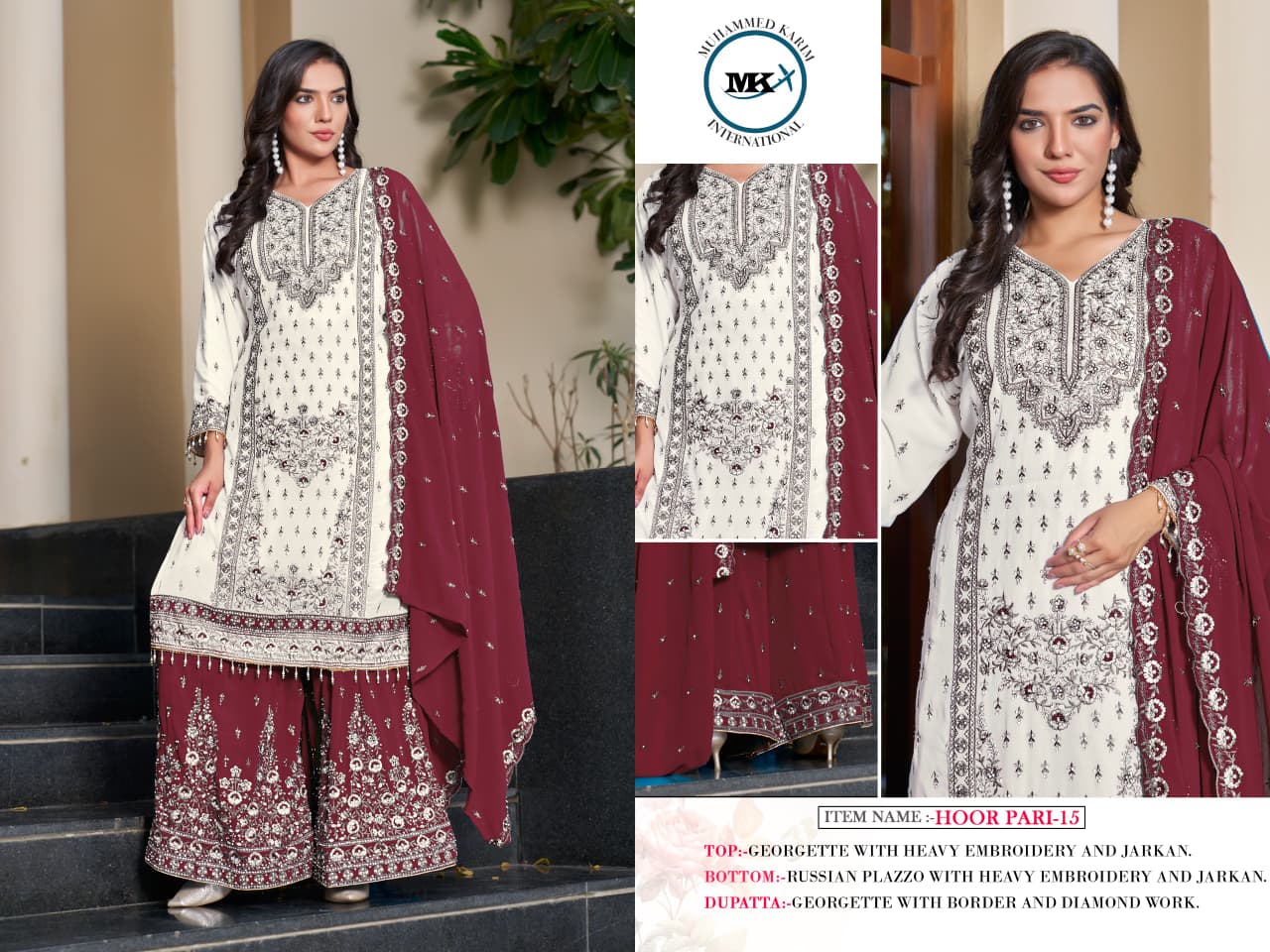 Cotton Russian Plazo with Lacework